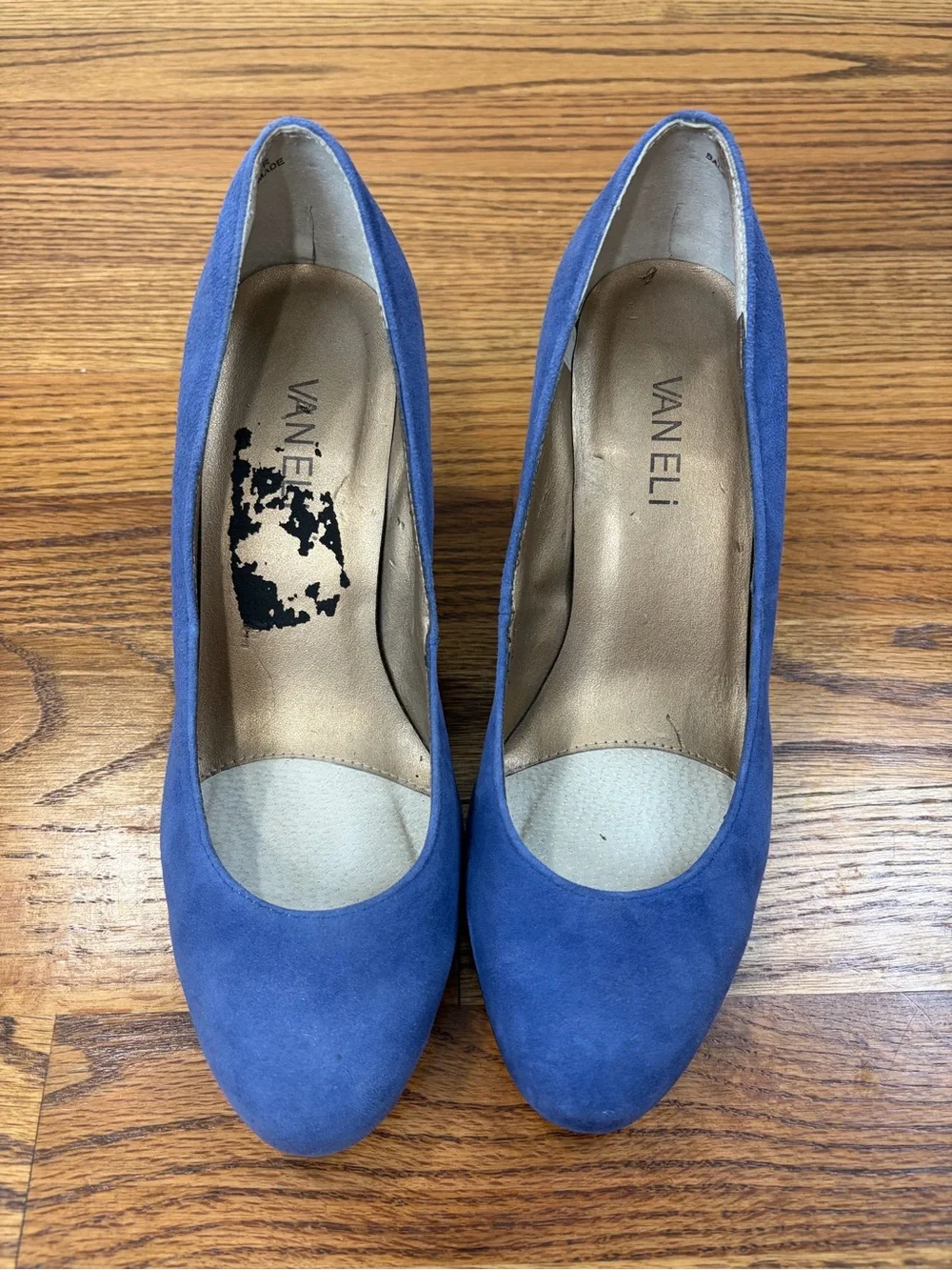 VANELI Blue Suede Pumps (6W)